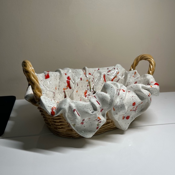 Vintage 80’s Nowell’s Mold’s ceramic básquet - Picture 6 of 8